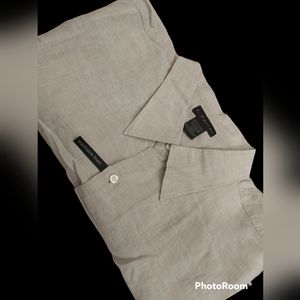 J. Farrar washable linen big-tall shirt men 3XLT